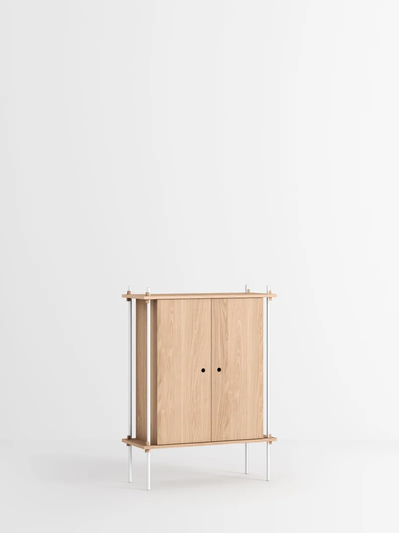 Shelving System – s.115.1.C by MOEBE in Oak/White – product photo 4 of 4