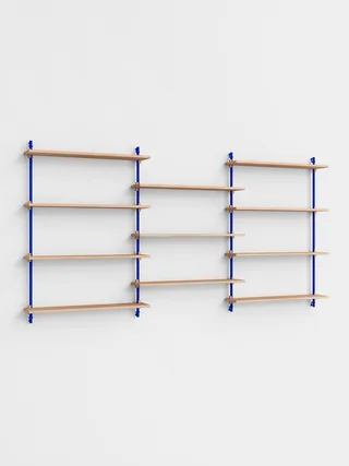 Wall Shelving – ws.115.3 by MOEBE in Oak/Deep-Blue – product photo 4 of 4