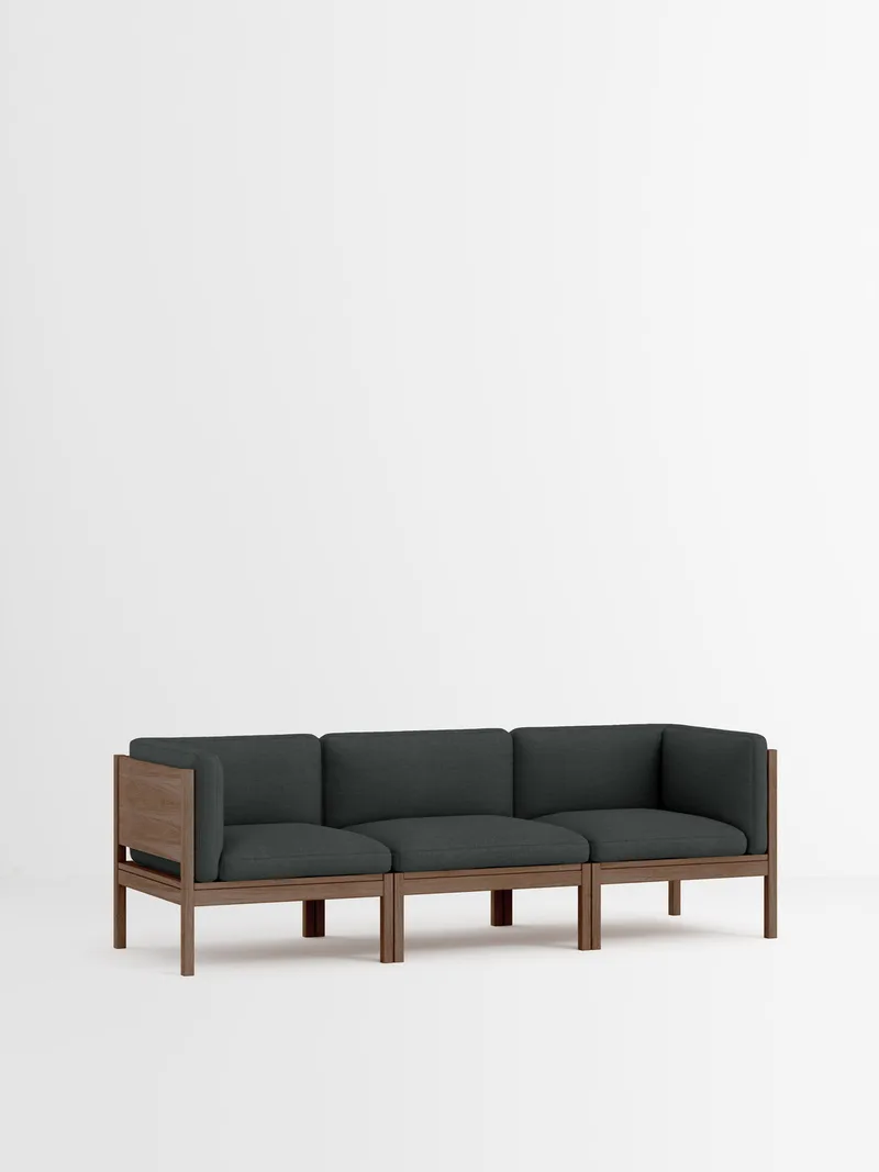 3 Seater Sofa with Sides by MOEBE in Re-Wool 2, Re-Wool 2 – 987, Smoked Oak – product photo 35 of 35