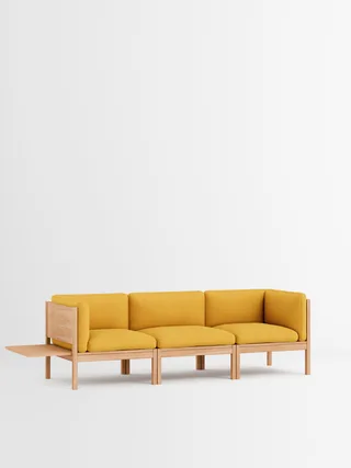 3 Seater Sofa with Sides + 1 Side Table van MOEBE in Autumn, Autumn 101, Oak – productfoto 2 van 34