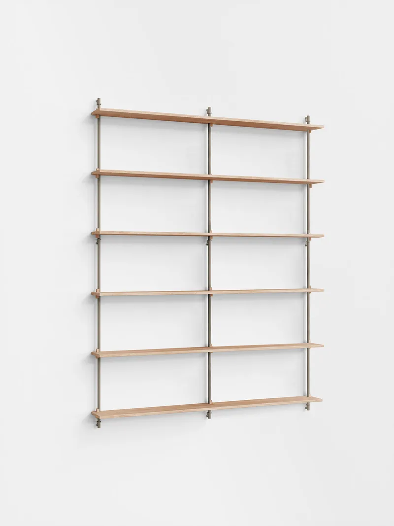 Wall Shelving – ws.200.2.B by MOEBE in Black – product photo 6 of 14