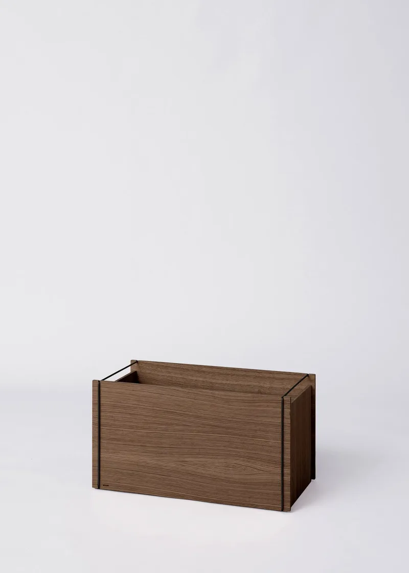 Storage Box by MOEBE in Smoked Oak / Black, No, No – product photo