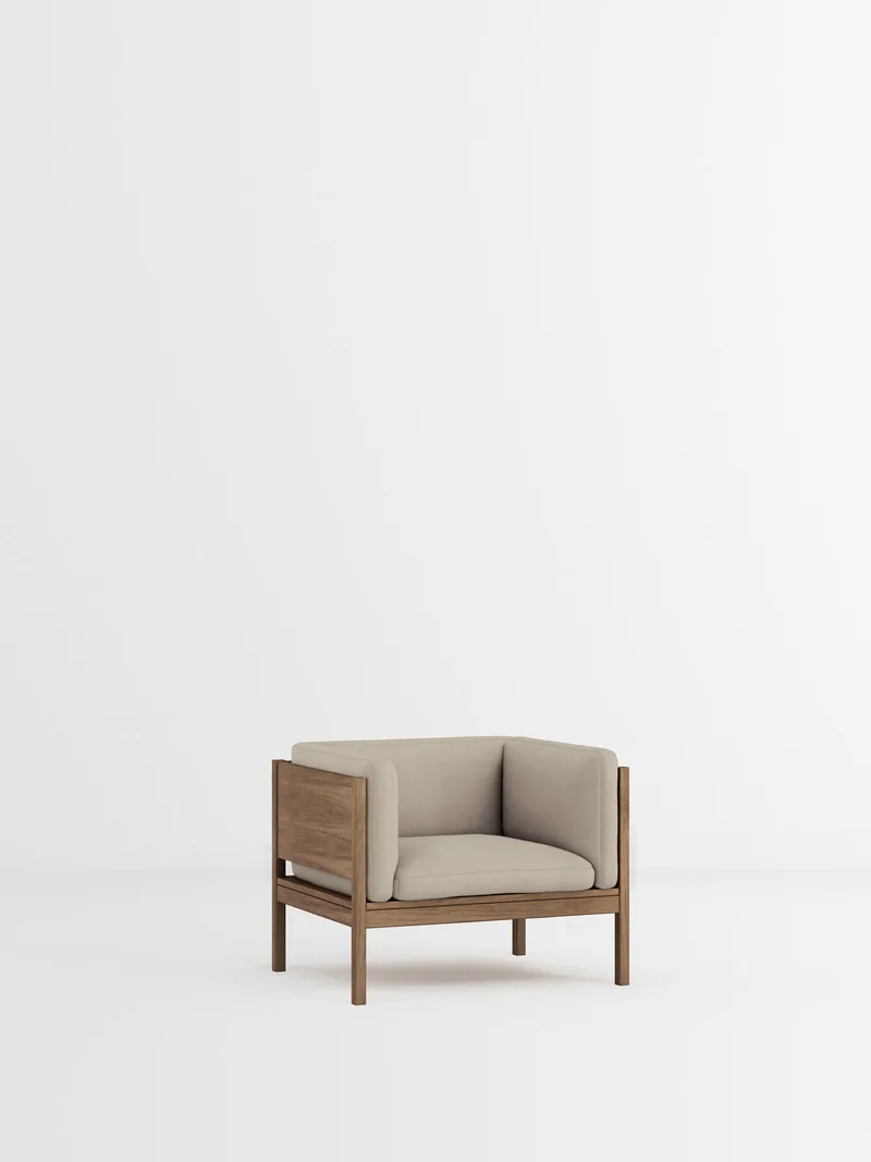 Lounge Chair de MOEBE en Field 2, Field 2 – 233, Smoked Oak – photo du produit
