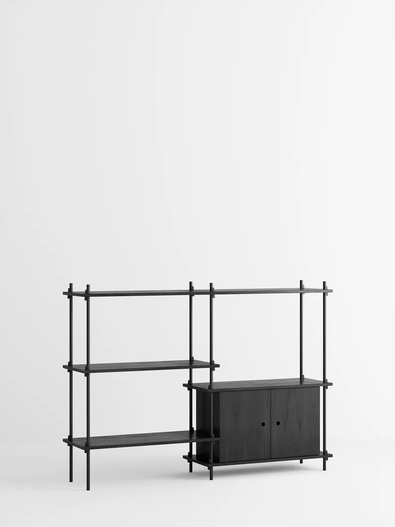 Shelving System – s.115.2.C by MOEBE in Black – product photo 4 of 4