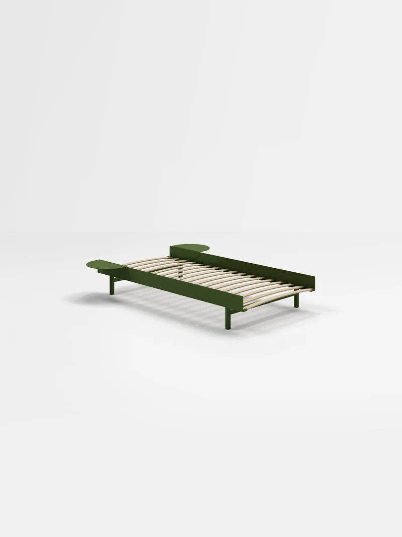 Bed 90 cm by MOEBE in Pine Green, Low – 2, 90 – product photo 25 of 25