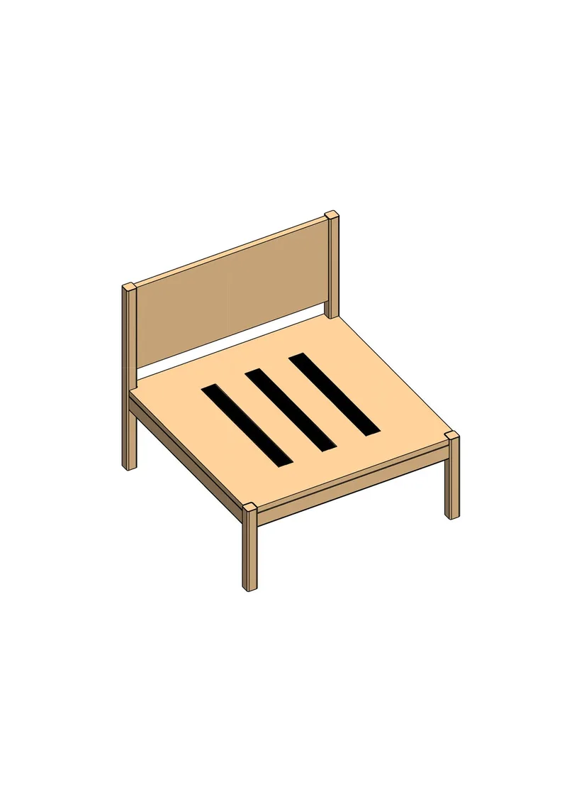 Seat - Frame van MOEBE – productfoto