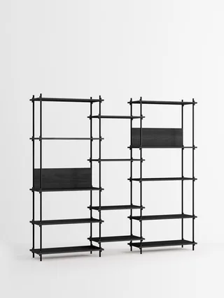 Shelving System – s.200.3.E by MOEBE in Black – product photo 4 of 4