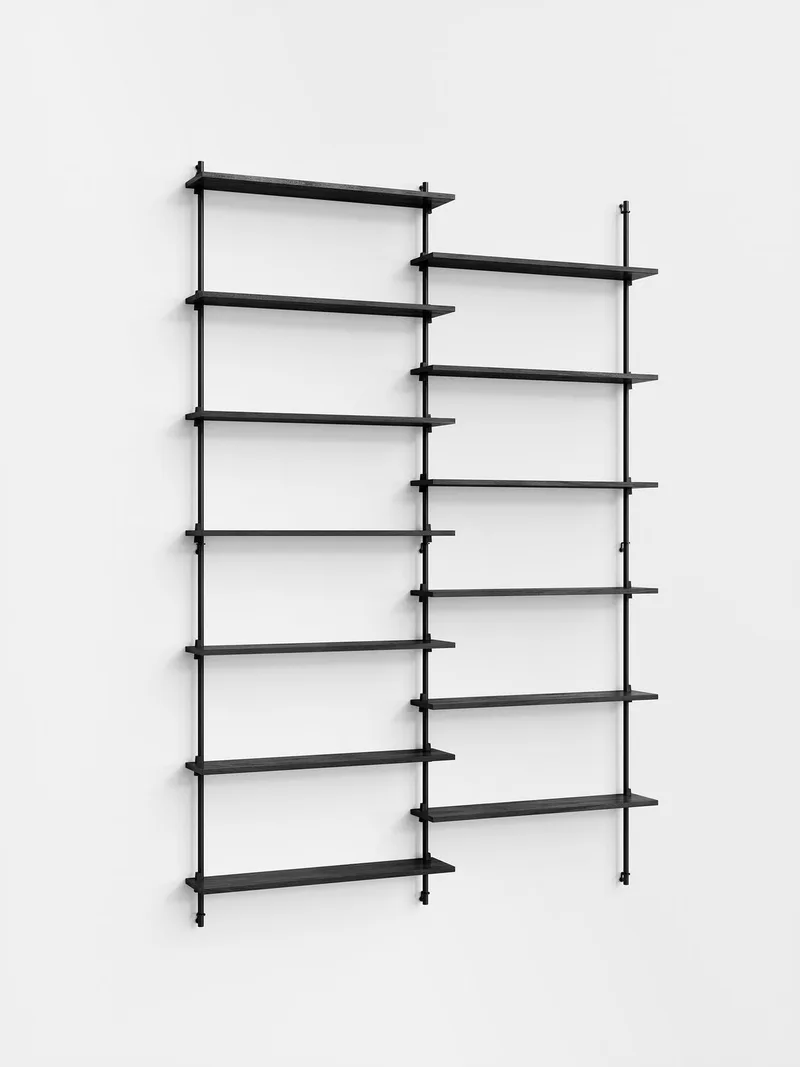 Wall Shelving – ws.230.2 von MOEBE in Black – Produktfoto 5 von 5
