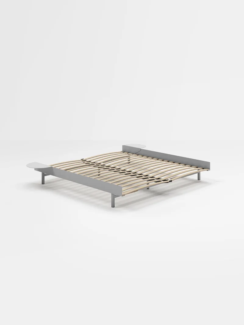 Bed 90 – 180 cm (Low) van MOEBE in Stainless Steel, 2, 180 – productfoto 15 van 15