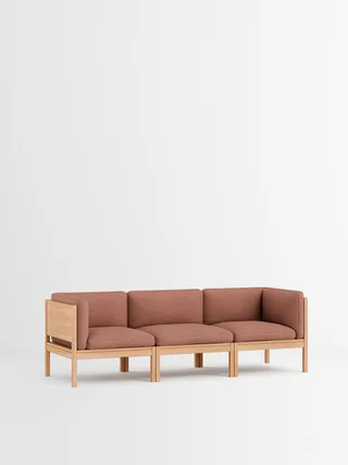 3 Seater Sofa with Sides von MOEBE in Autumn, Autumn 101, Oak – Produktfoto 32 von 34