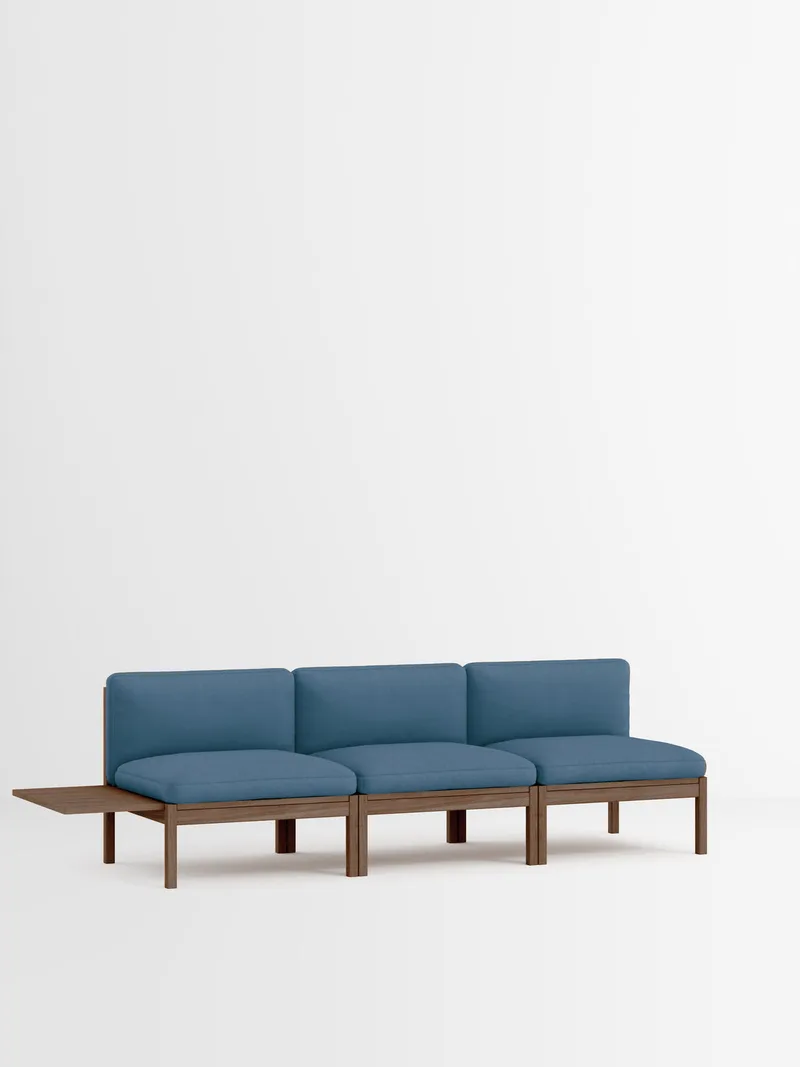 3 Seater Sofa with 1 Side Table by MOEBE in Field 2, Field 2 – 733, Smoked Oak – product photo 35 of 35