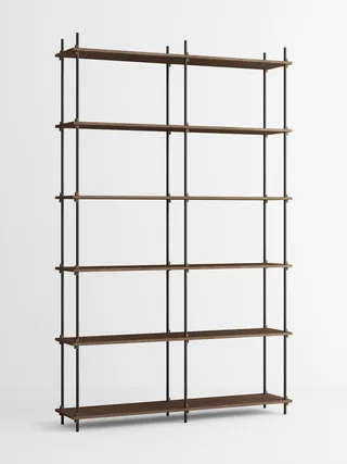 Shelving System – s.255.2.B von MOEBE in Smoked-Oak/Black – Produktfoto 4 von 4