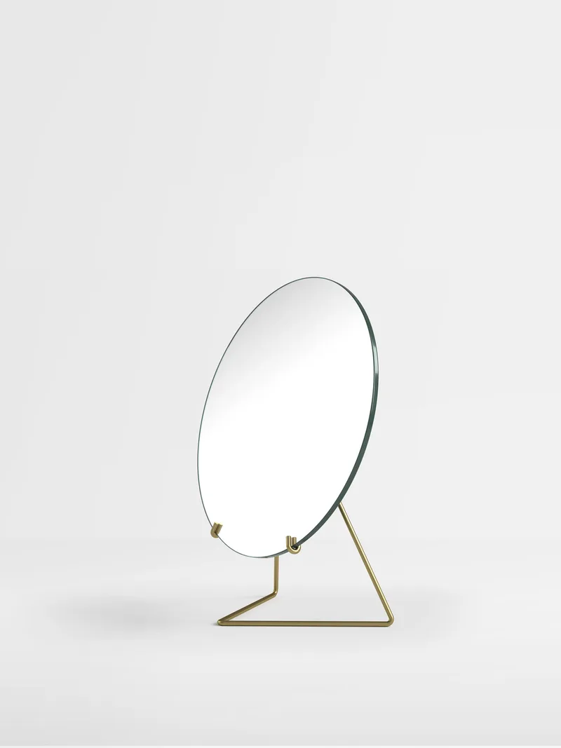 Standing Mirror de MOEBE en Ø20, Black – photo du produit 3 sur 4