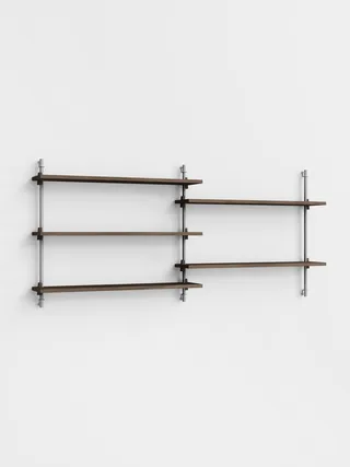 Wall Shelving – ws.65.2 van MOEBE in Black – productfoto 1 van 4