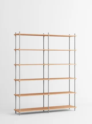 Shelving System – s.200.2.B by MOEBE in Black – product photo 1 of 4