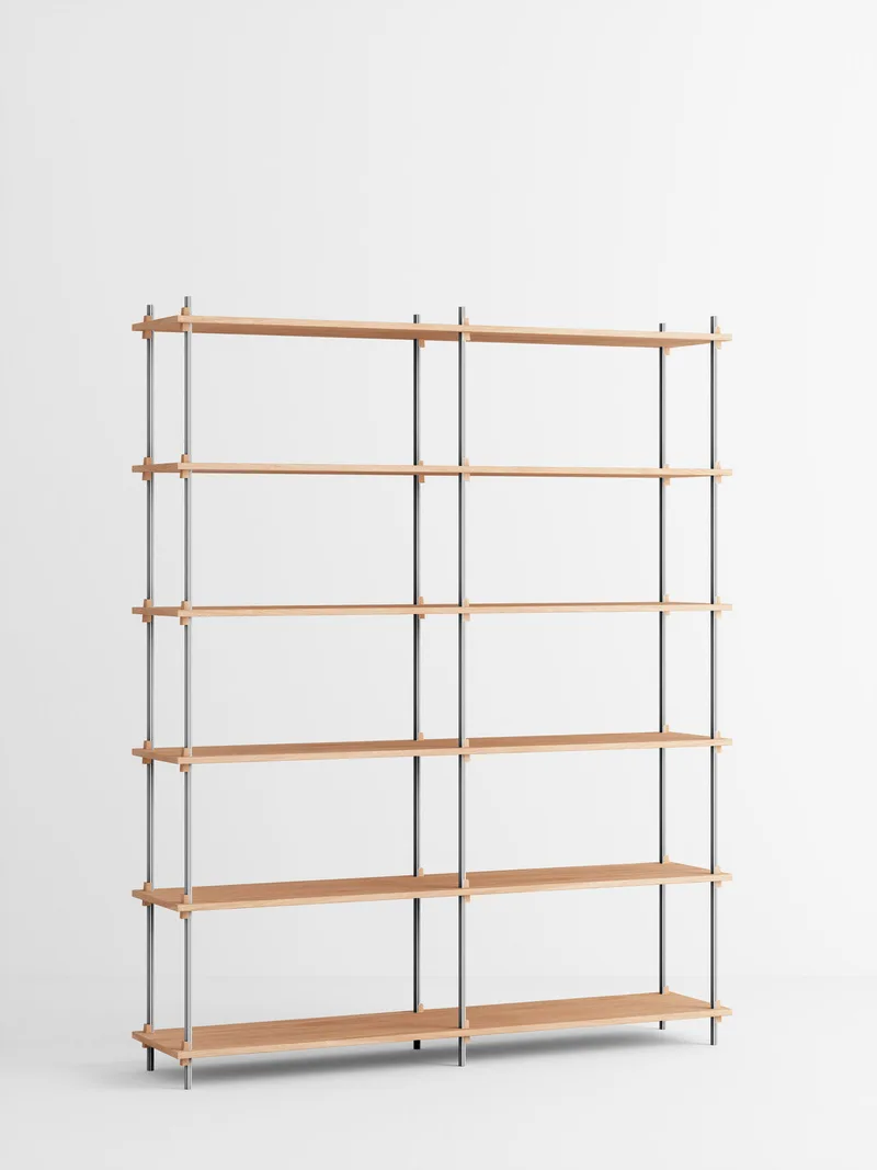 Shelving System – s.200.2.B by MOEBE in Black – product photo 1 of 4