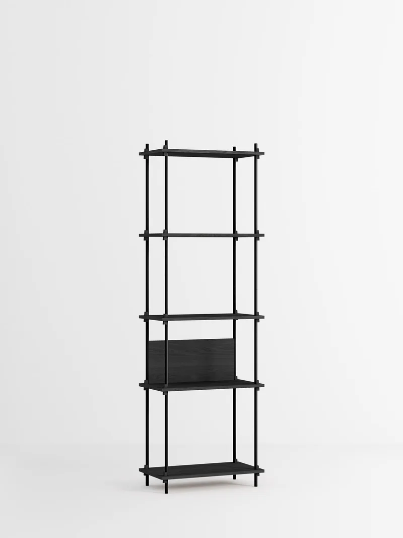 Shelving System – s.200.1.I by MOEBE in Black – product photo 4 of 4