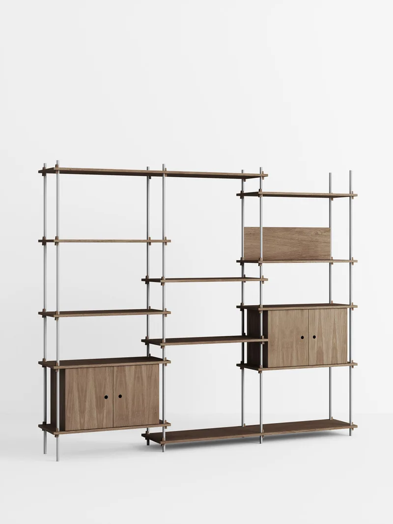 Shelving System – s.200.3.B by MOEBE in Black – product photo 3 of 4