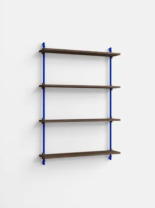 Wall Shelving – ws.115.1 by MOEBE in Smoked-Oak/Deep-Blue – product photo 4 of 4