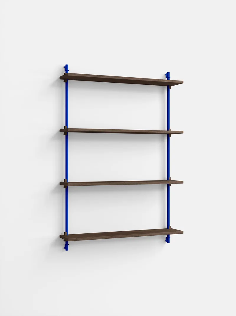 Wall Shelving – ws.115.1 by MOEBE in Smoked-Oak/Deep-Blue – product photo 4 of 4