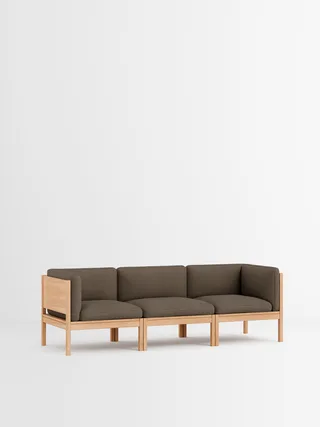 3 Seater Sofa with Sides von MOEBE in Autumn, Autumn 101, Oak – Produktfoto 6 von 34