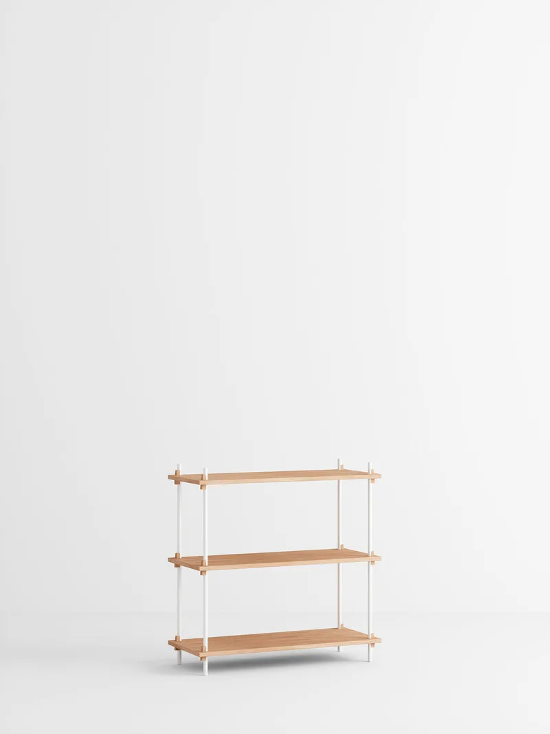 Shelving System – s.85.1.A van MOEBE in Oak/White – productfoto 4 van 4