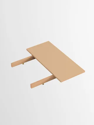 Rectangular Dining Table von MOEBE in Extension Only, 1, Muted Peach – Produktfoto 13 von 13