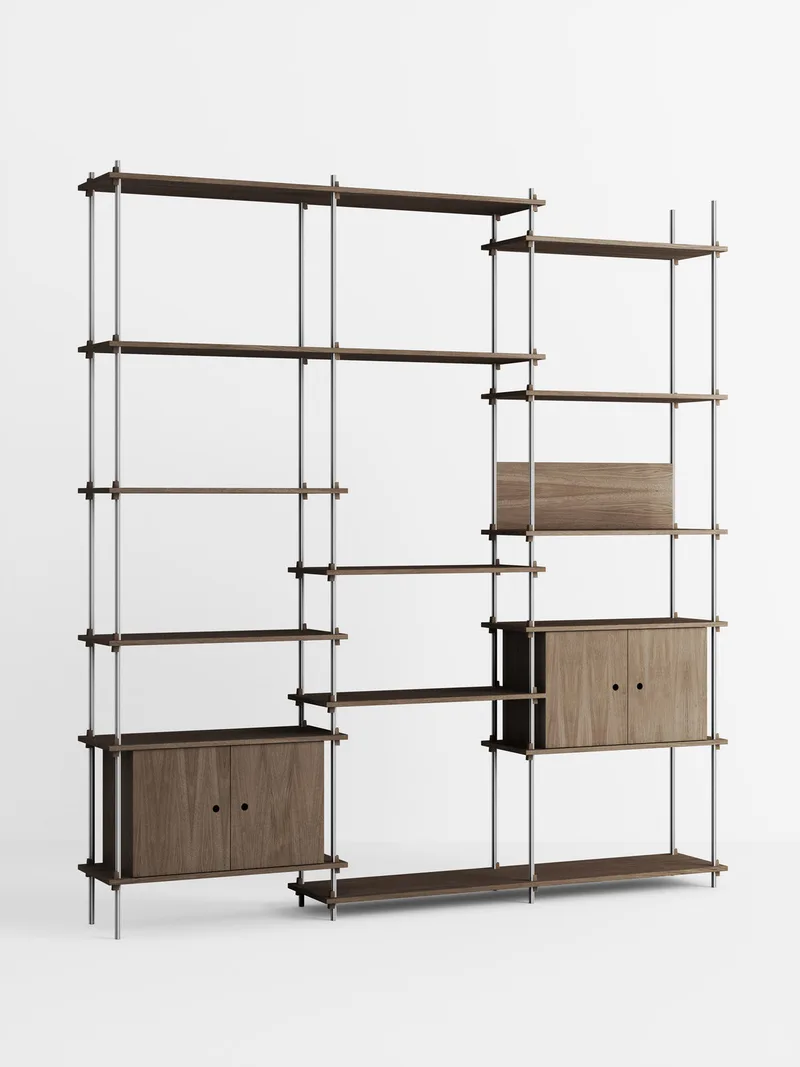 Shelving System – s.255.3.B by MOEBE in Black – product photo 3 of 4