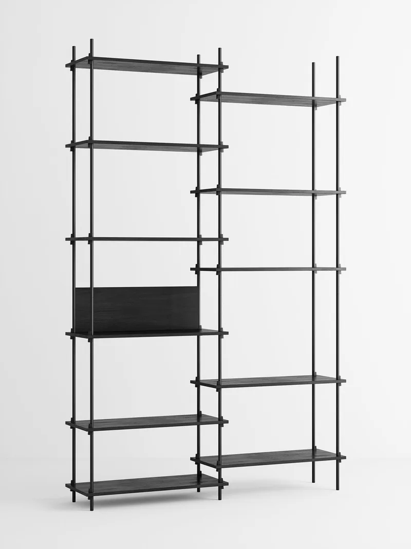 Shelving System – s.255.2.A van MOEBE in Black – productfoto 4 van 4