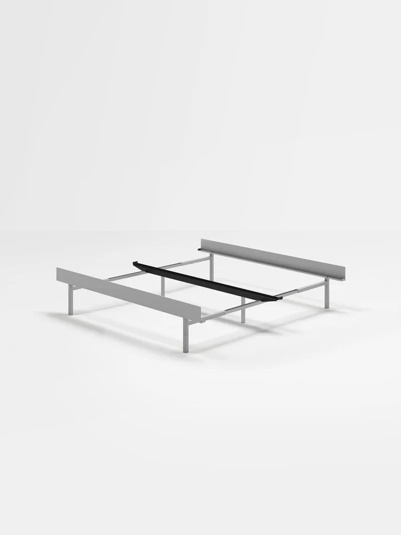 Bed 90 – 180 cm (High) van MOEBE in Stainless Steel, Geen, I'll get my own – productfoto 12 van 12