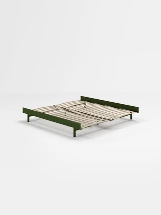Bed 90 – 180 cm (Low) by MOEBE in Pine Green, None, 180 – product photo 15 of 15