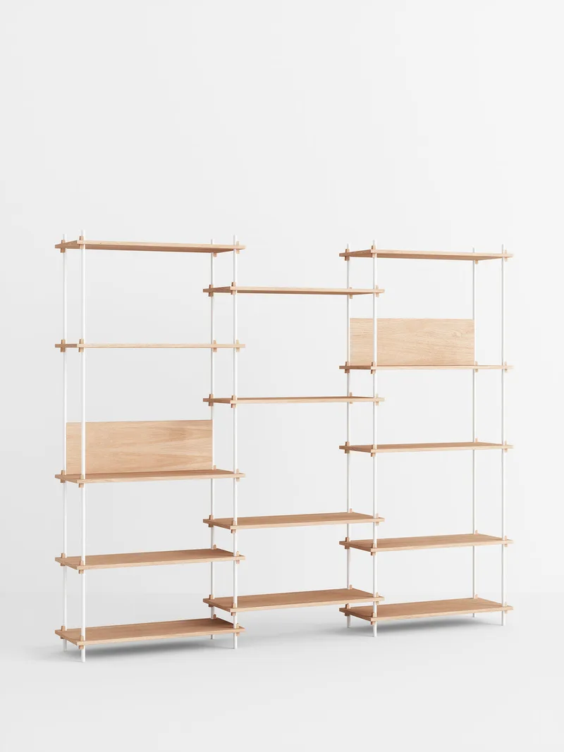 Shelving System – s.200.3.A van MOEBE in Oak/White – productfoto 4 van 4