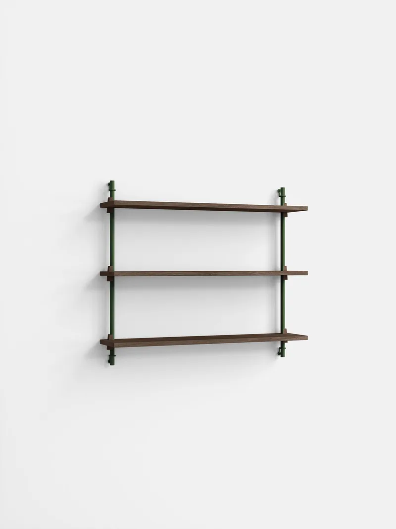 Wall Shelving – ws.65.1 von MOEBE in Smoked-Oak/Pine-Green – Produktfoto 4 von 4