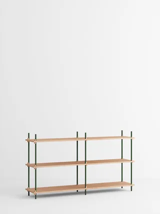 Shelving System – s.85.2.B van MOEBE in Oak/Pine-Green – productfoto 4 van 4