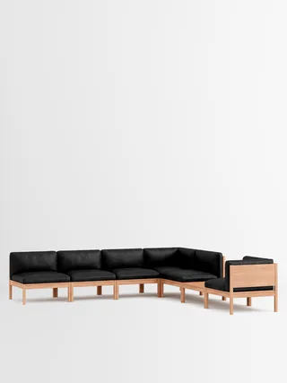 Mixed Combination D von MOEBE in Leather, Black Leather, Smoked Oak – Produktfoto 35 von 35