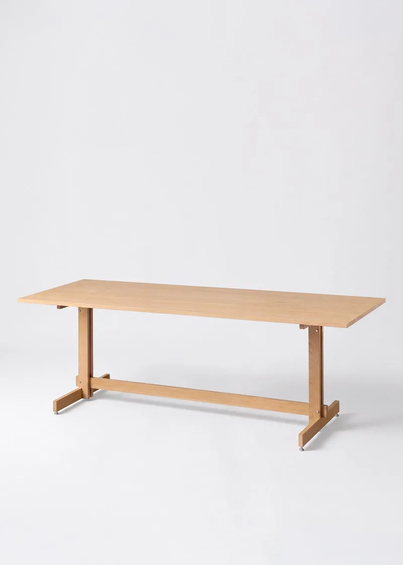 KUMU Dining Table by MOEBE in 220 cm, Oiled Oak – product photo