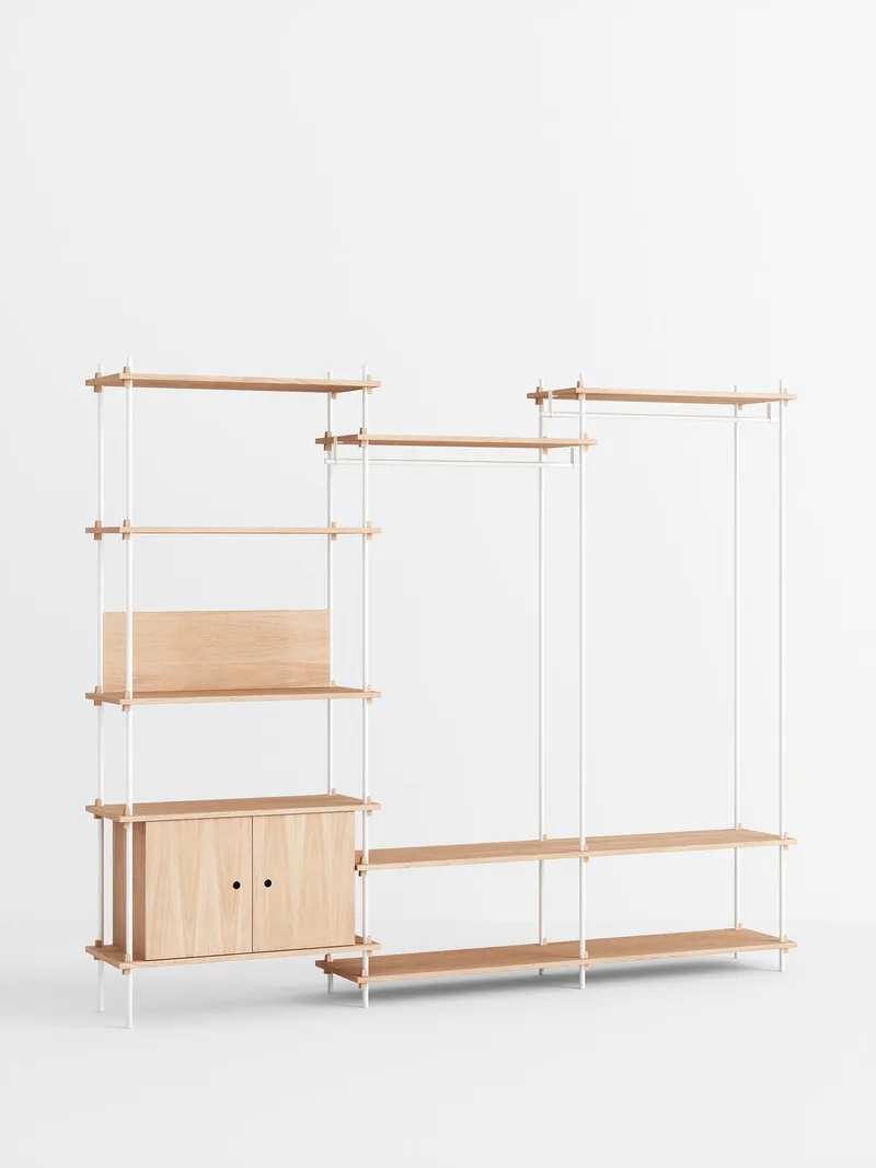 Shelving System – s.200.3.C by MOEBE in Oak/White – product photo 4 of 4