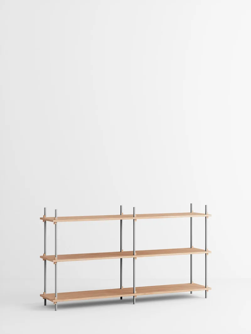 Shelving System – s.85.2.B van MOEBE in Black – productfoto 1 van 4