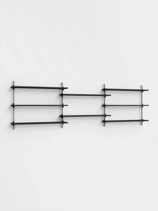 Wall Shelving – ws.65.3 by MOEBE in Black – product photo 2 of 4