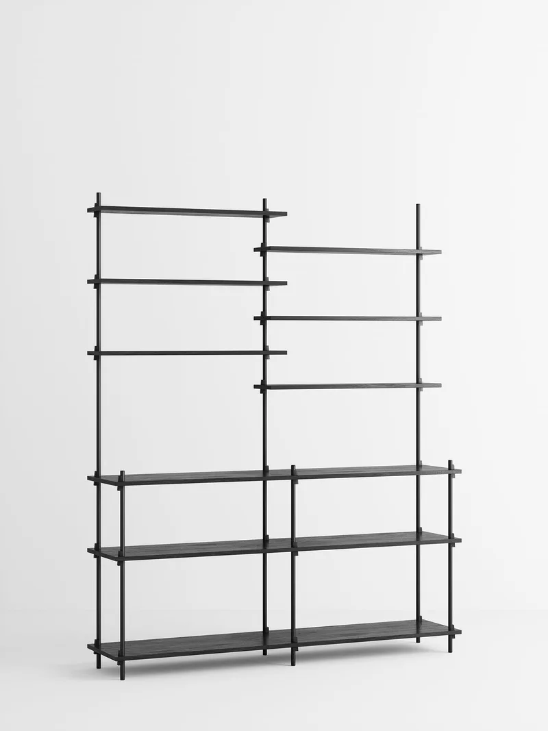 Shelving System – s.200.2.D by MOEBE in Black – product photo 4 of 4