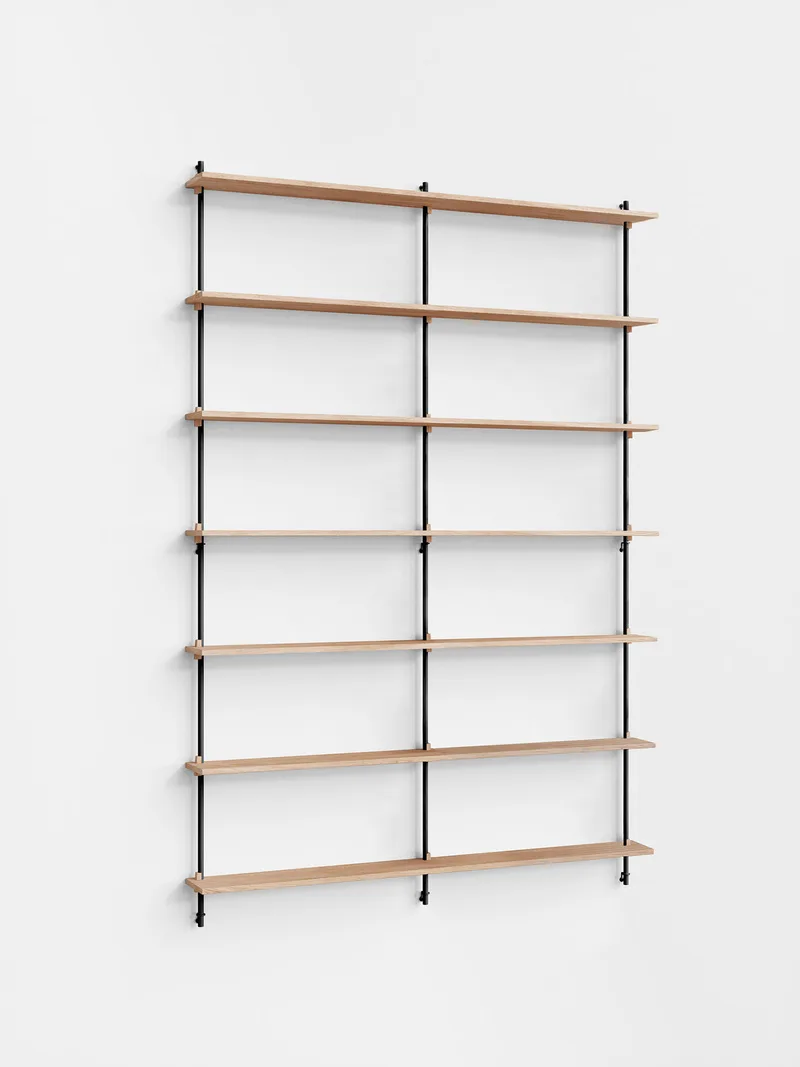 Wall Shelving – ws.230.2.B by MOEBE in Black – product photo 1 of 13