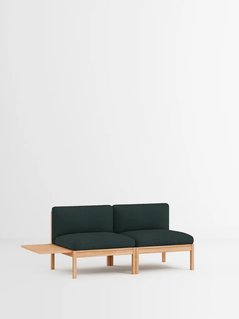 2 Seater Sofa with 1 Side Table von MOEBE in Autumn, Autumn 101, Oak – Produktfoto 1 von 34