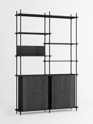 Shelving System – s.255.2.H van MOEBE in Black – productfoto 4 van 4