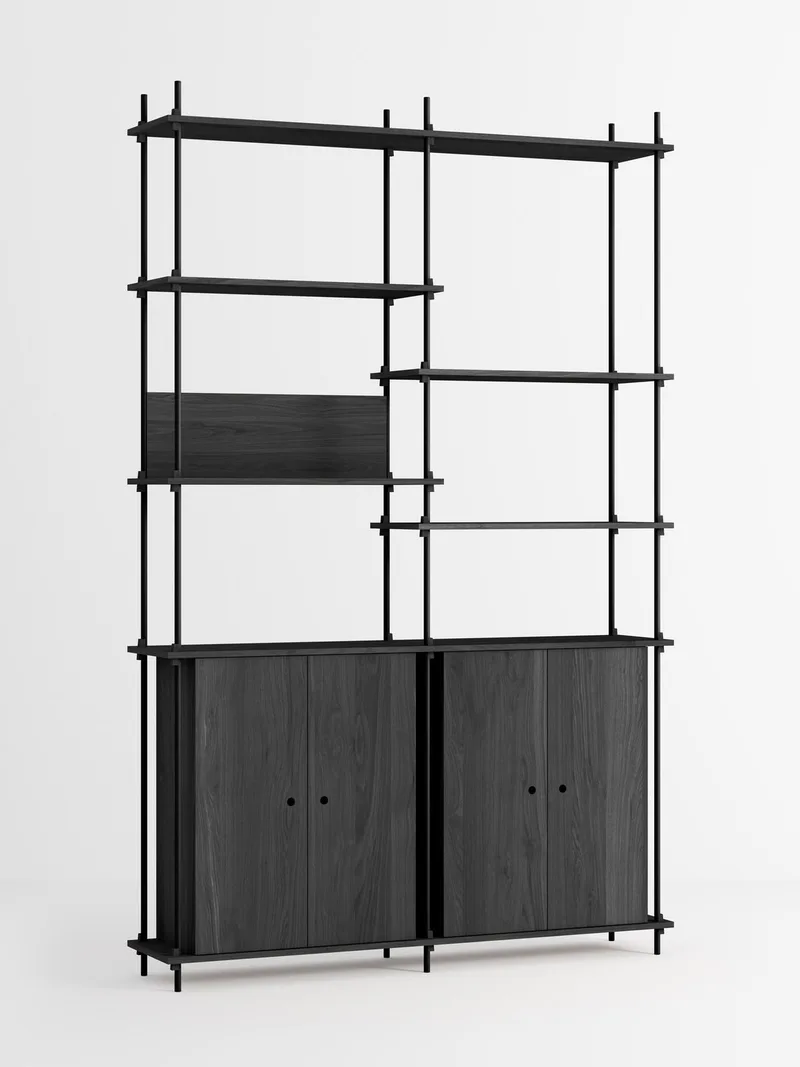 Shelving System – s.255.2.H van MOEBE in Black – productfoto 4 van 4