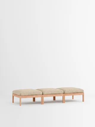 3 Seater Daybed von MOEBE in Moss, Moss 0019, Oak – Produktfoto 35 von 35
