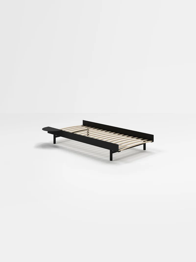 Bed 90 – 180 cm (Low) by MOEBE in Black, 1, 140 – product photo 4 of 14