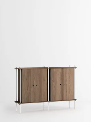 Shelving System – s.115.2.E by MOEBE in Smoked-Oak/White – product photo 4 of 4