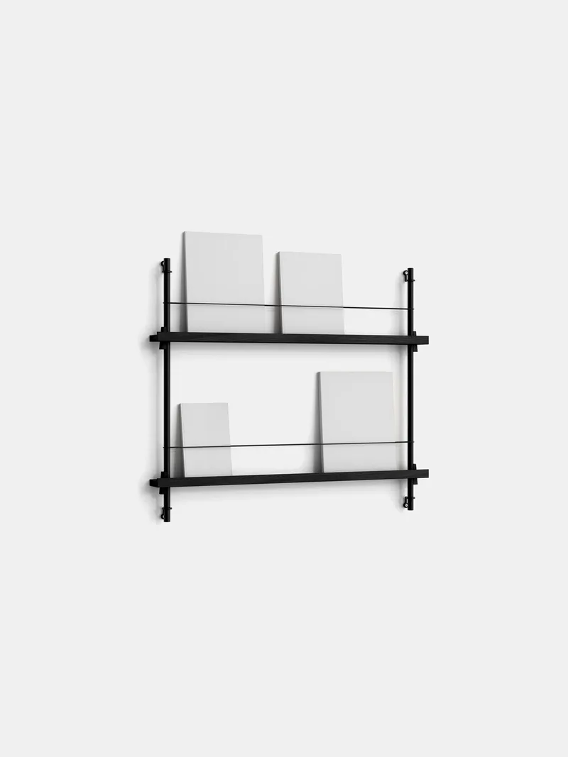 Magazine Shelving – MS.65.1 de MOEBE en Black – photo du produit 8 sur 13