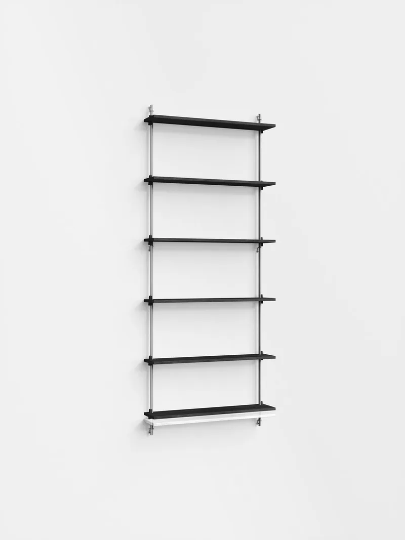 Wall Shelving – ws.200.1 von MOEBE in Black – Produktfoto 2 von 4