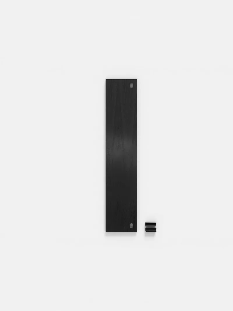 Part – Shelf 85 x 17,5 van MOEBE in Black – productfoto